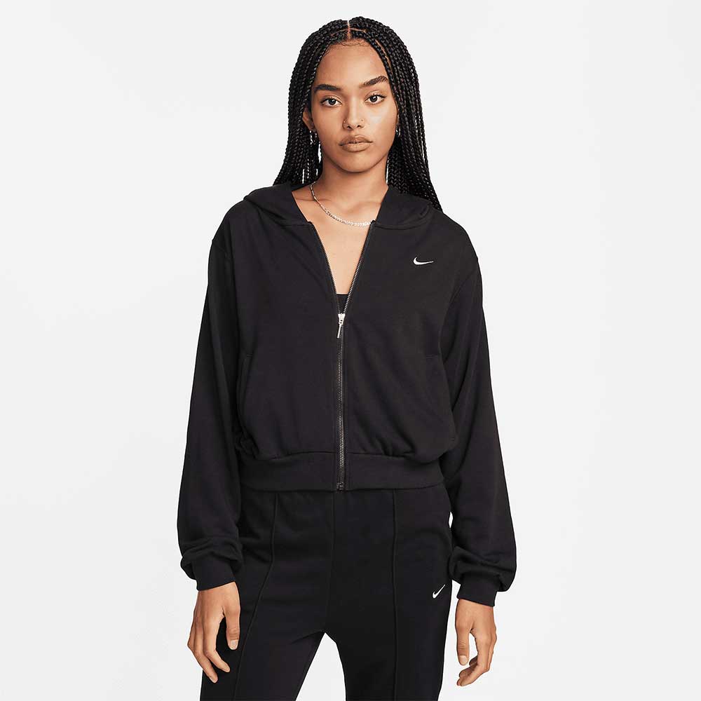 ДАМСКО ГОРНИЩЕ NIKE FN2415-010 NSW NK CHLL FT FZ HDY ЧЕРНО - lotus-sport.bg